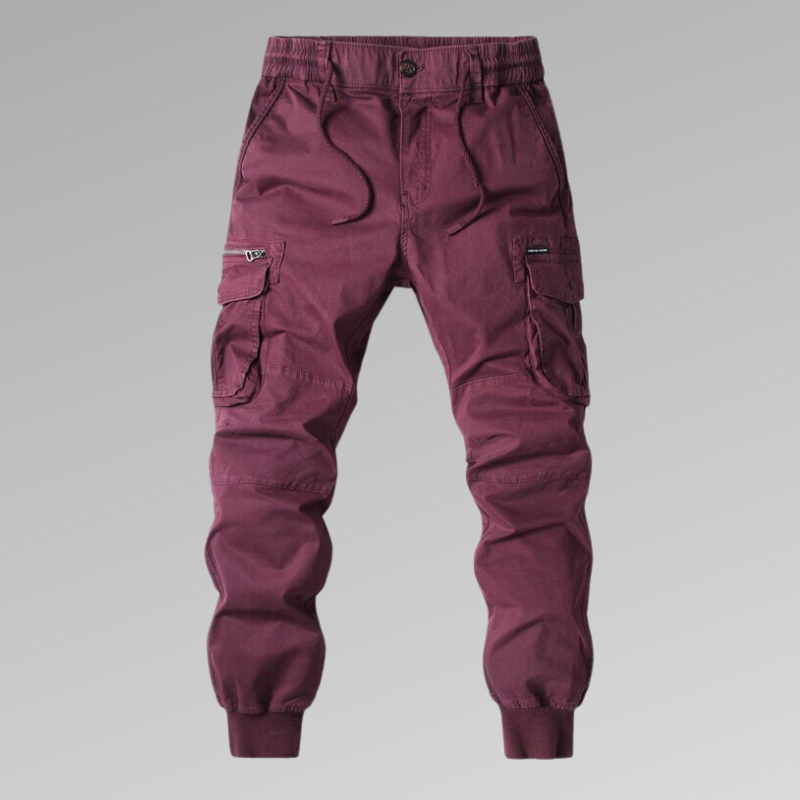 Pantaloni cargo resistenti con elastico in vita