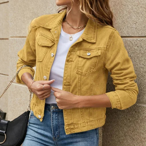 Lore Voss| Giacca in denim dal look disinvolto per donna