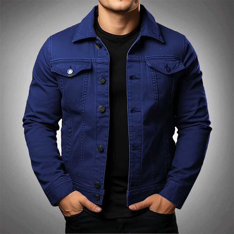 Giacca in denim da uomo: comfort e versatilità
