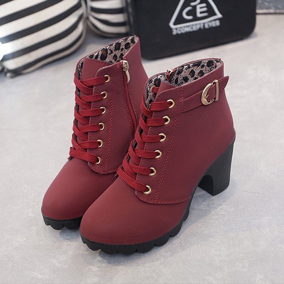 Ava - Schnürstiefeletten zum Aufpeppen deines Herbst-Outfits