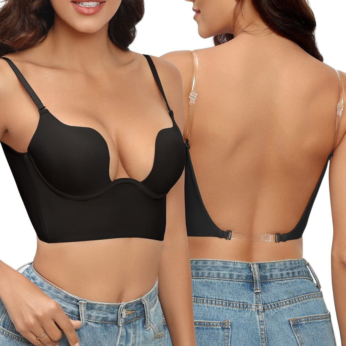 Drune | Nahtloser Rückenfreier Bh Für Damen