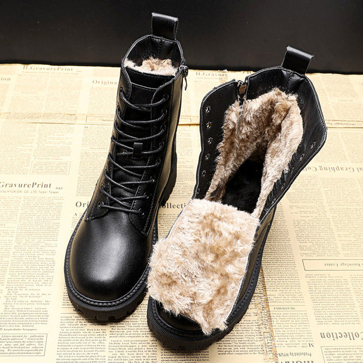 Drune | Sorte Winterstiefel