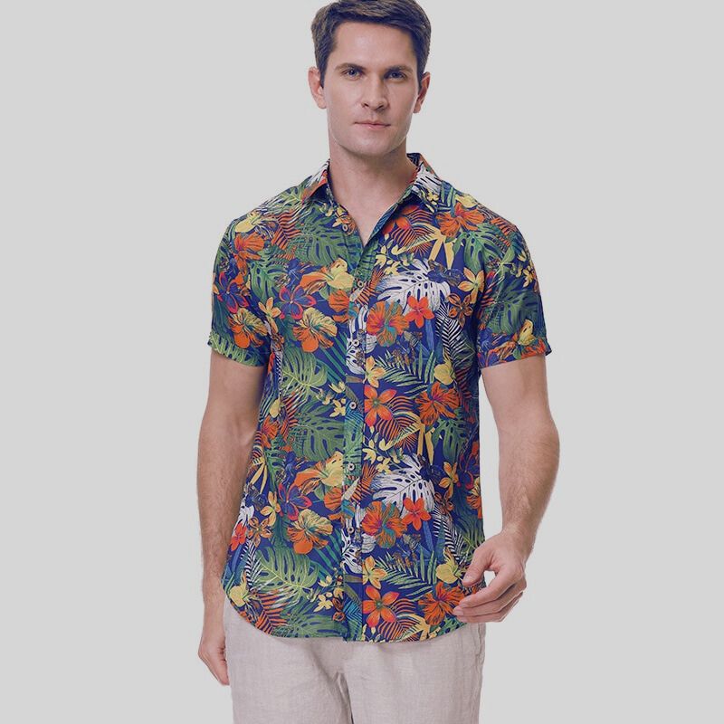 Camicia estiva con bottoni
