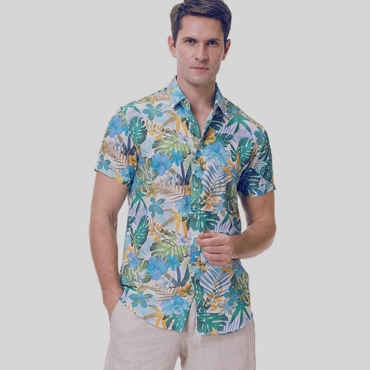 Camicia estiva con bottoni