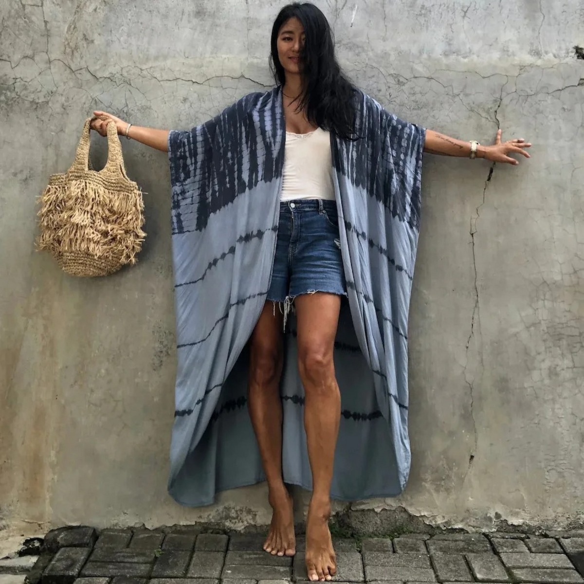 Drune | Sommer Print Kimono Für Damen