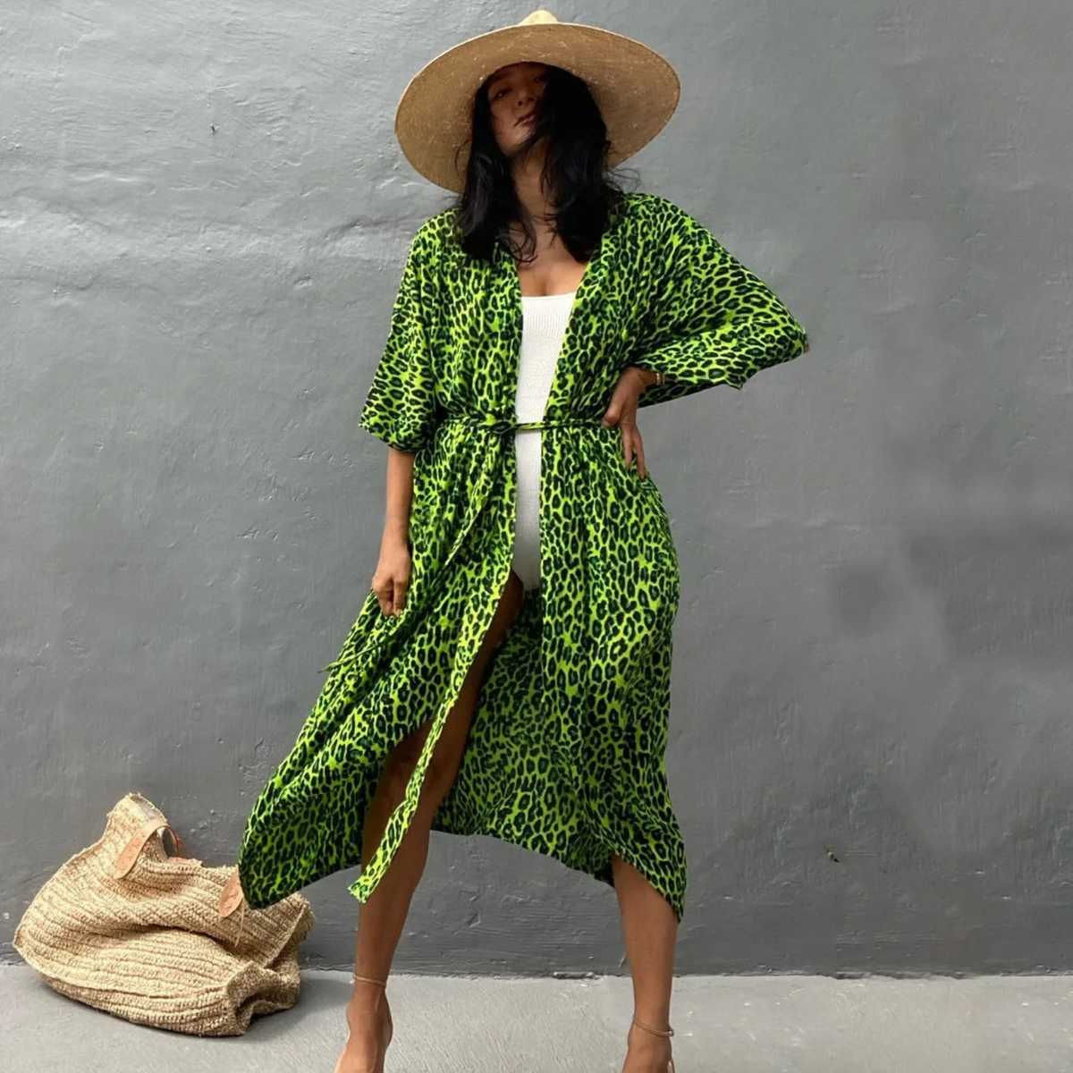 Drune | Sommer Print Kimono Für Damen