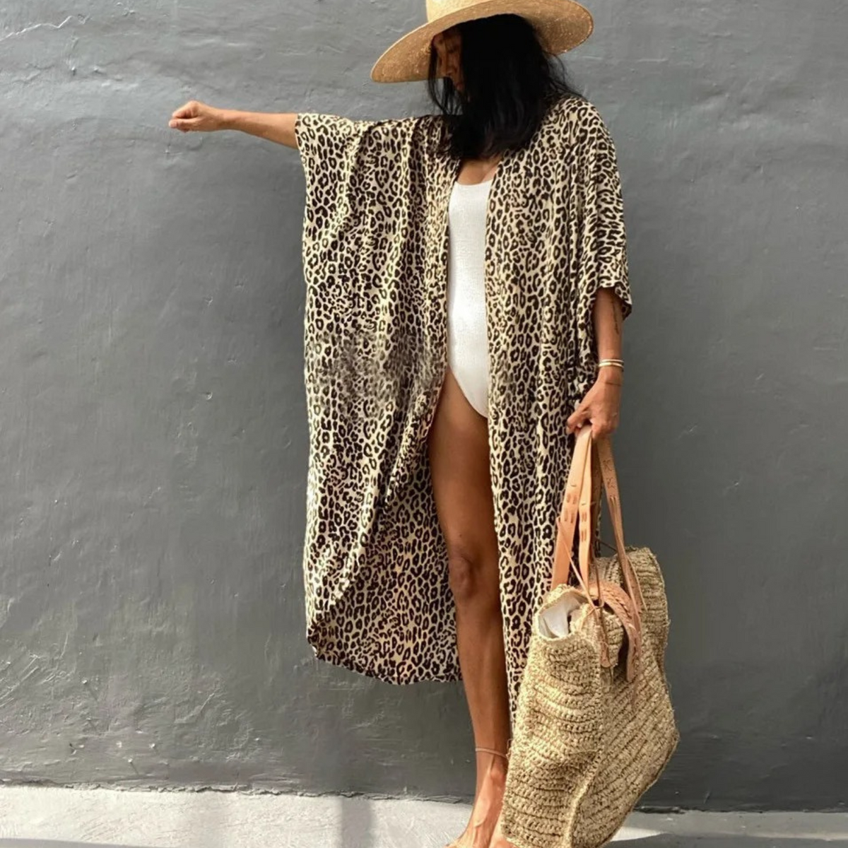 Drune | Sommer Print Kimono Für Damen