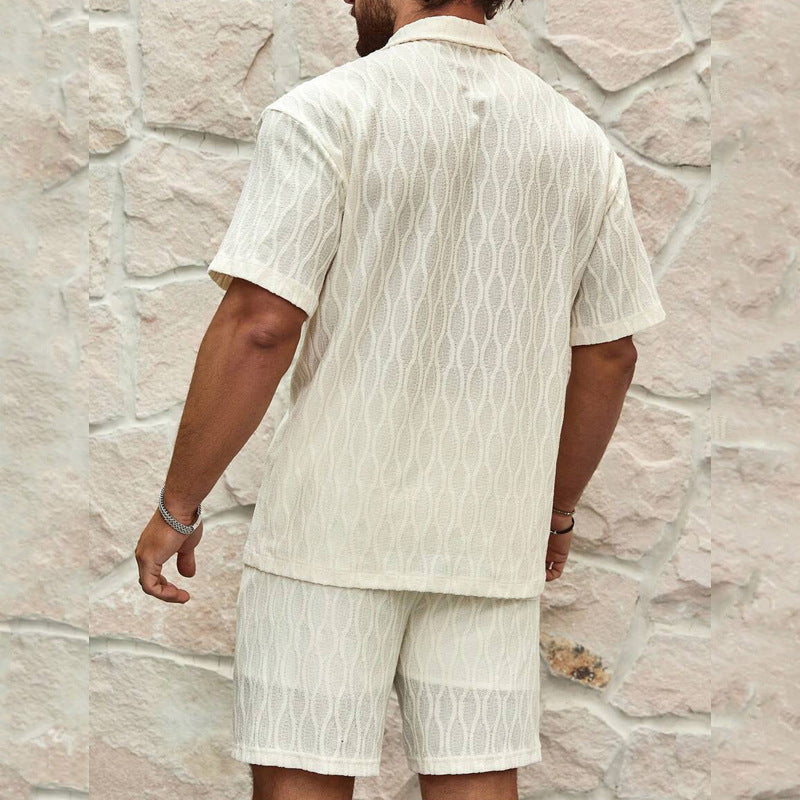 Drune | Set Herren Sommer mit Hemd und Shorts
