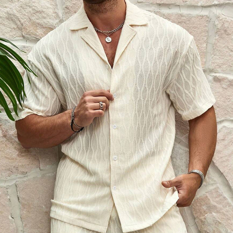 Drune | Set Herren Sommer mit Hemd und Shorts