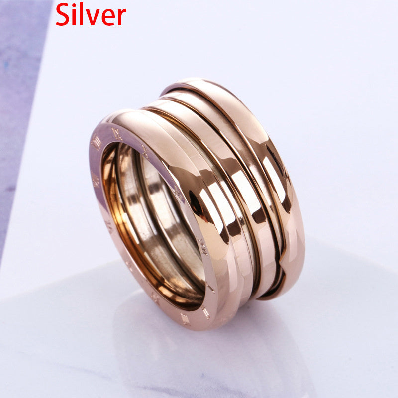 Drune | Titanstahl Roségold Ring