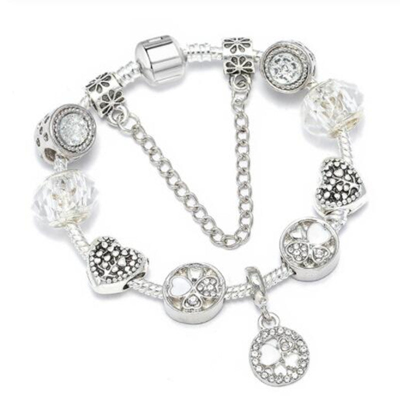 Drune | Pfirsichblüten Charme Armband