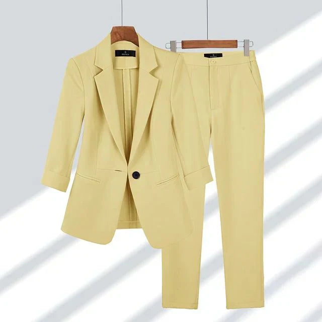 Drune | Blazer Mit Hosen Satz Stilvoll