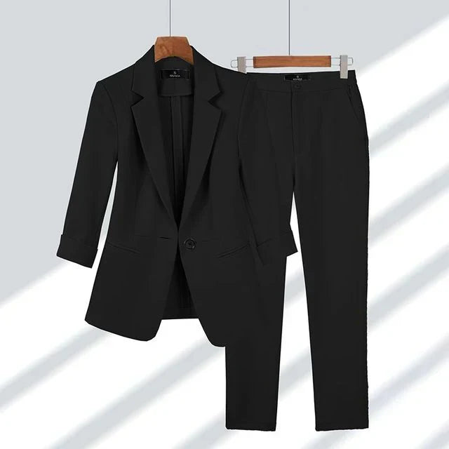 Drune | Blazer Mit Hosen Satz Stilvoll