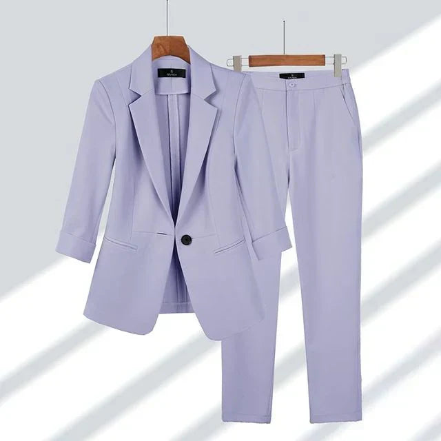 Drune | Blazer Mit Hosen Satz Stilvoll