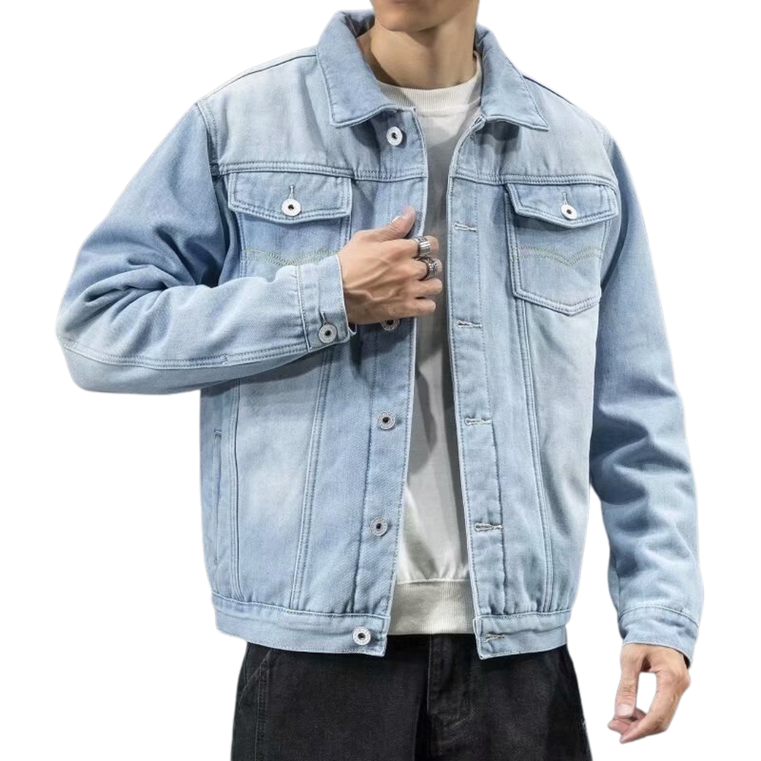 Giacca invernale da uomo in denim