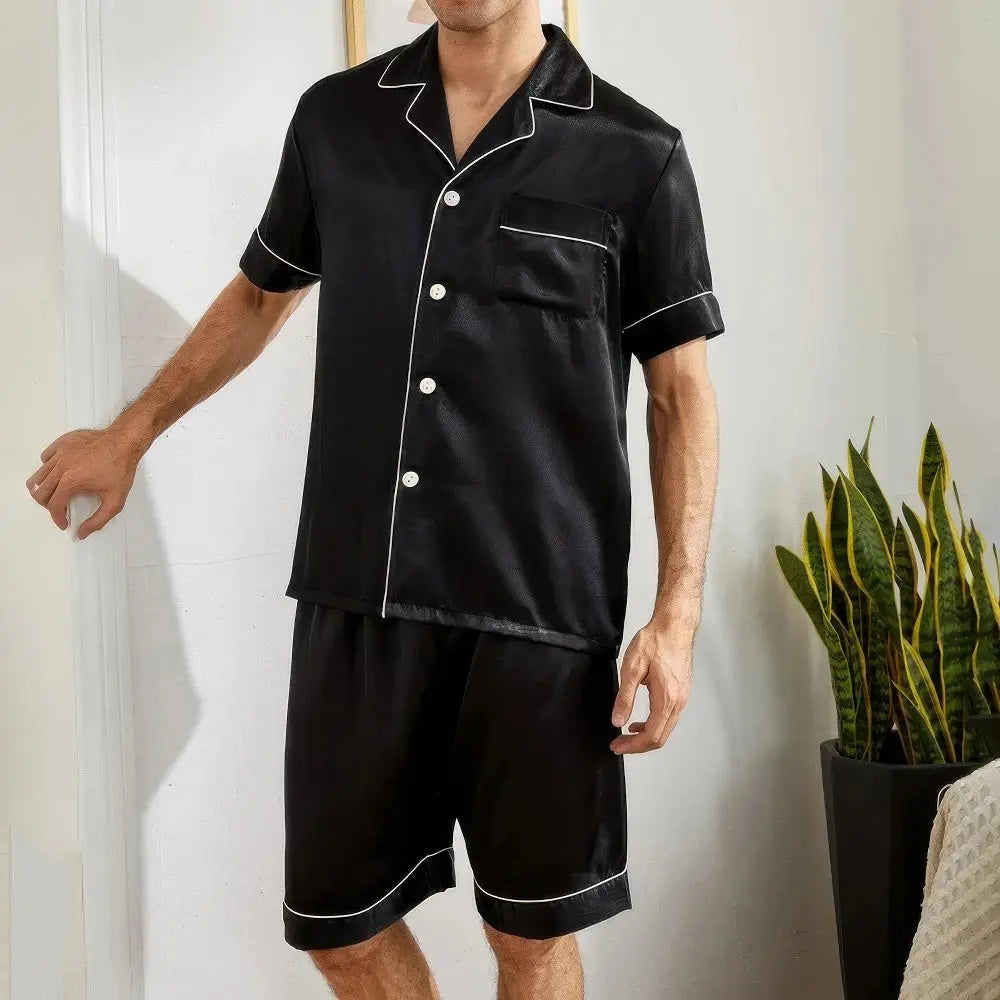Drune | Pyjama Shirt Und Hose Für Herren