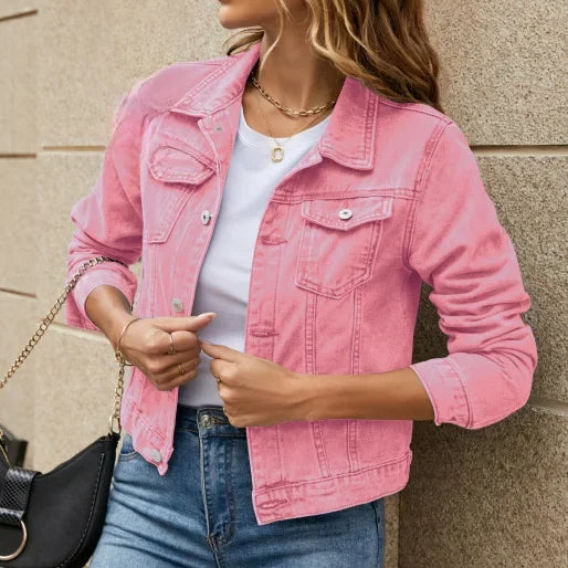Lore Voss| Giacca in denim dal look disinvolto per donna