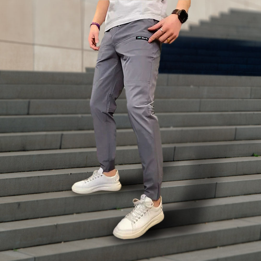 Pantaloni cargo elasticizzati