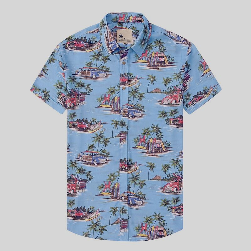 Camicia estiva con bottoni