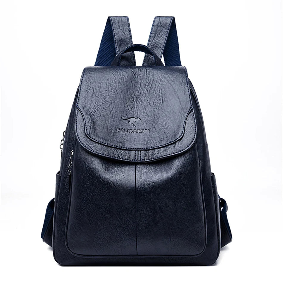 Drune - Diebstahlsicherer Lederrucksack für Damen Sicheres Design