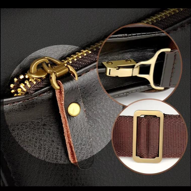 Drune | Schultertasche für Herren mit Fächern