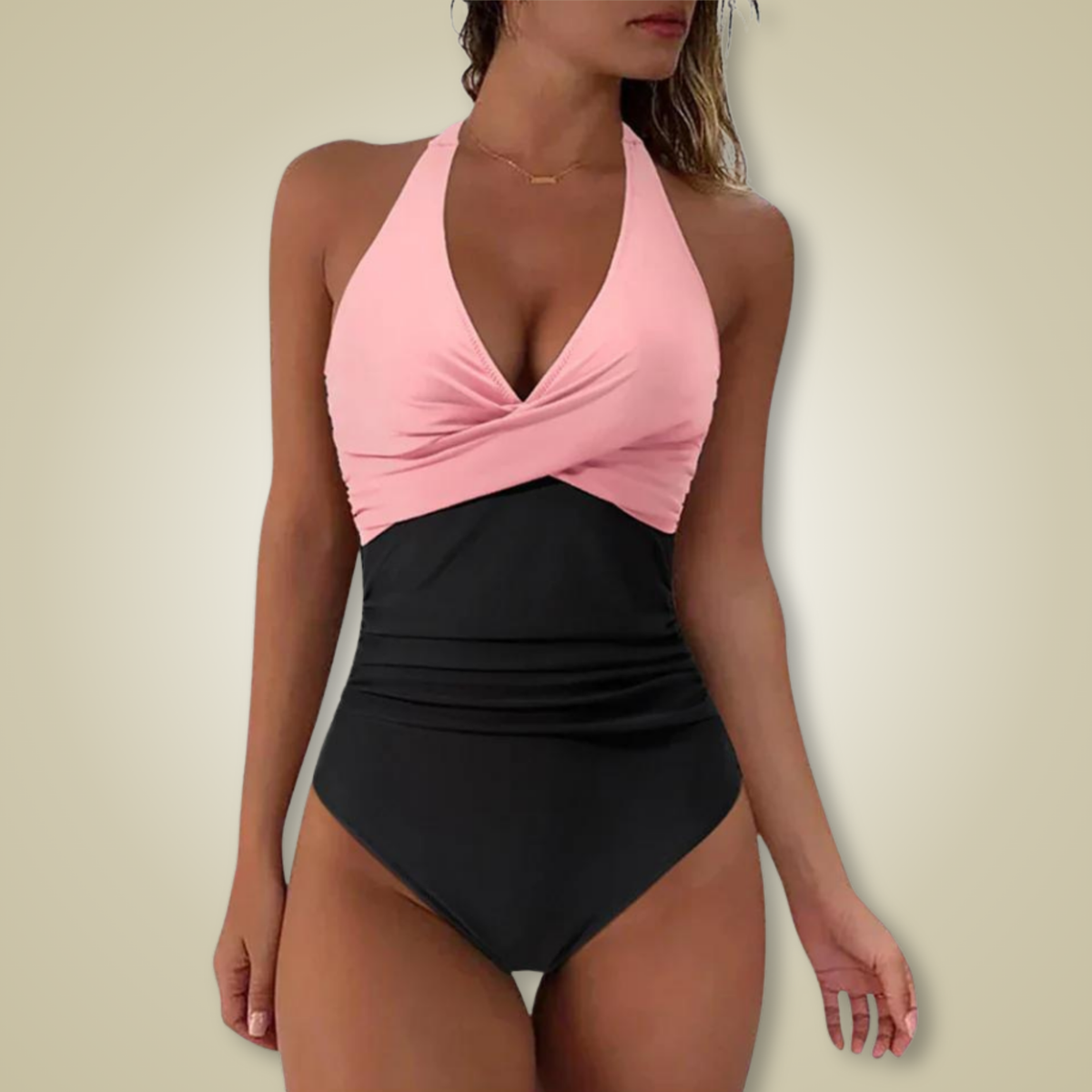 Drune | Bequemer Badeanzug Mit Push up Bikinioberteil Für Frauen