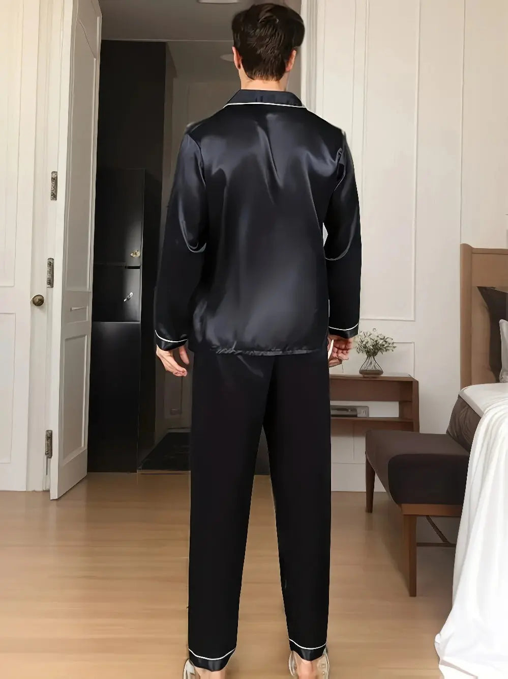 Drune | Pyjama Satz Aus Seiden Satin