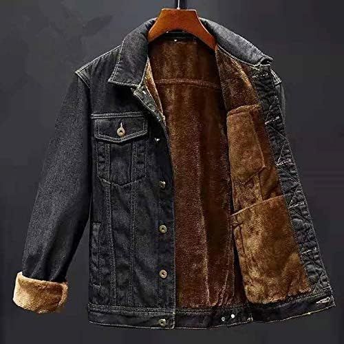 Giacca invernale da uomo in denim