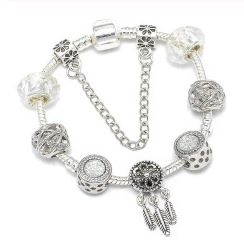 Drune | Pfirsichblüten Charme Armband