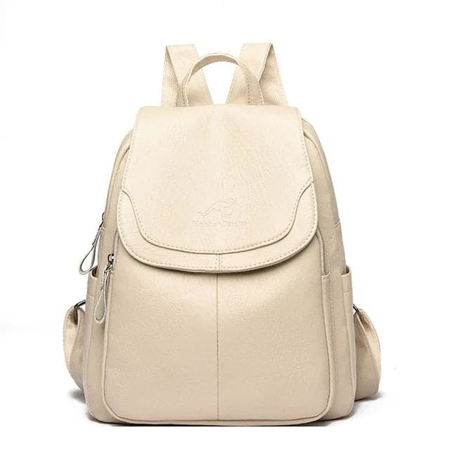 Drune - Diebstahlsicherer Lederrucksack für Damen Sicheres Design