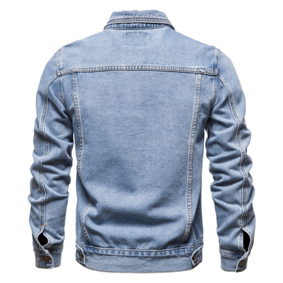 |Giacca di jeans da uomo dal look casual