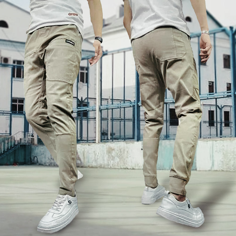 Pantaloni cargo elasticizzati