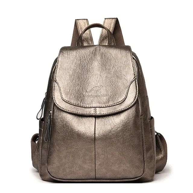 Drune - Diebstahlsicherer Lederrucksack für Damen Sicheres Design