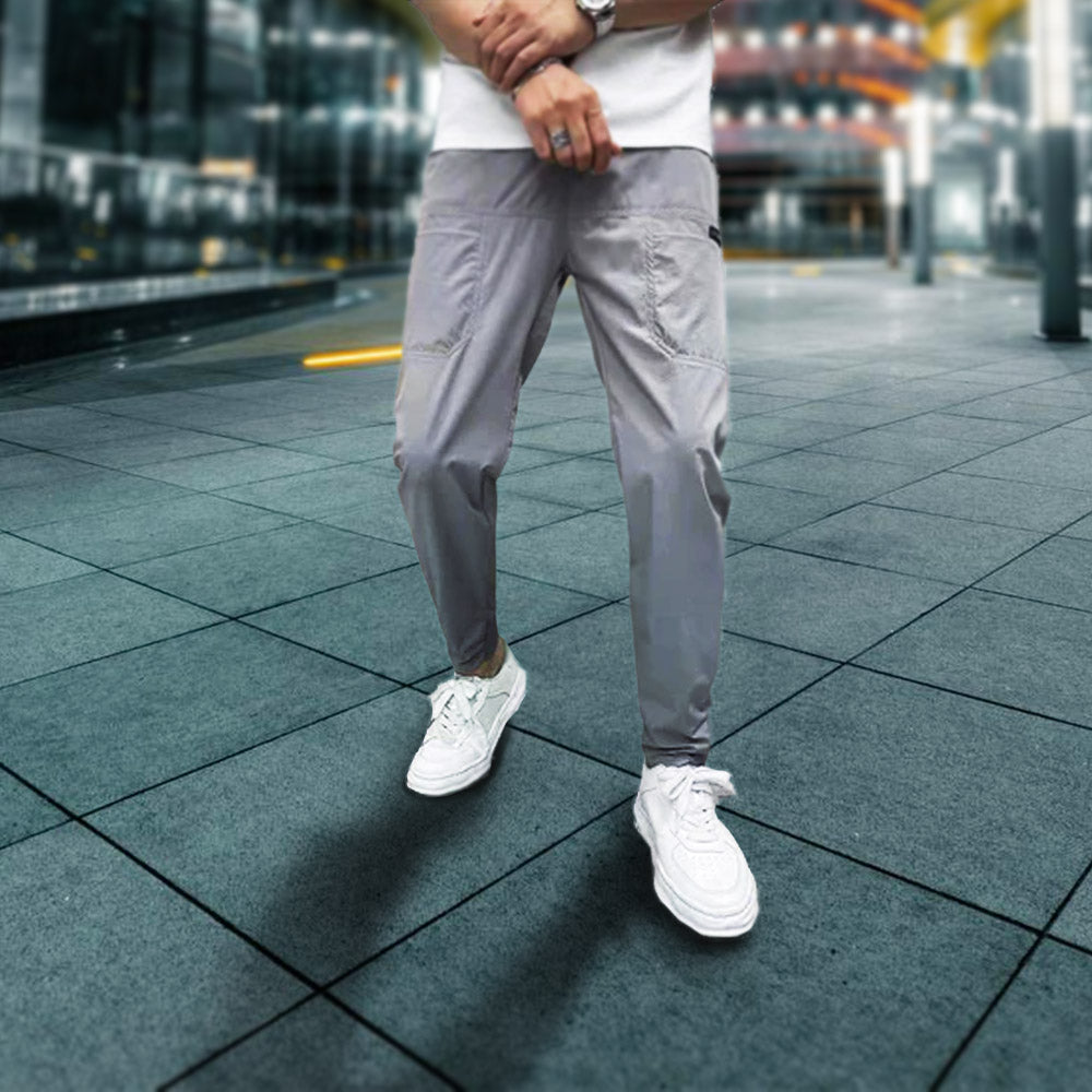Pantaloni cargo elasticizzati