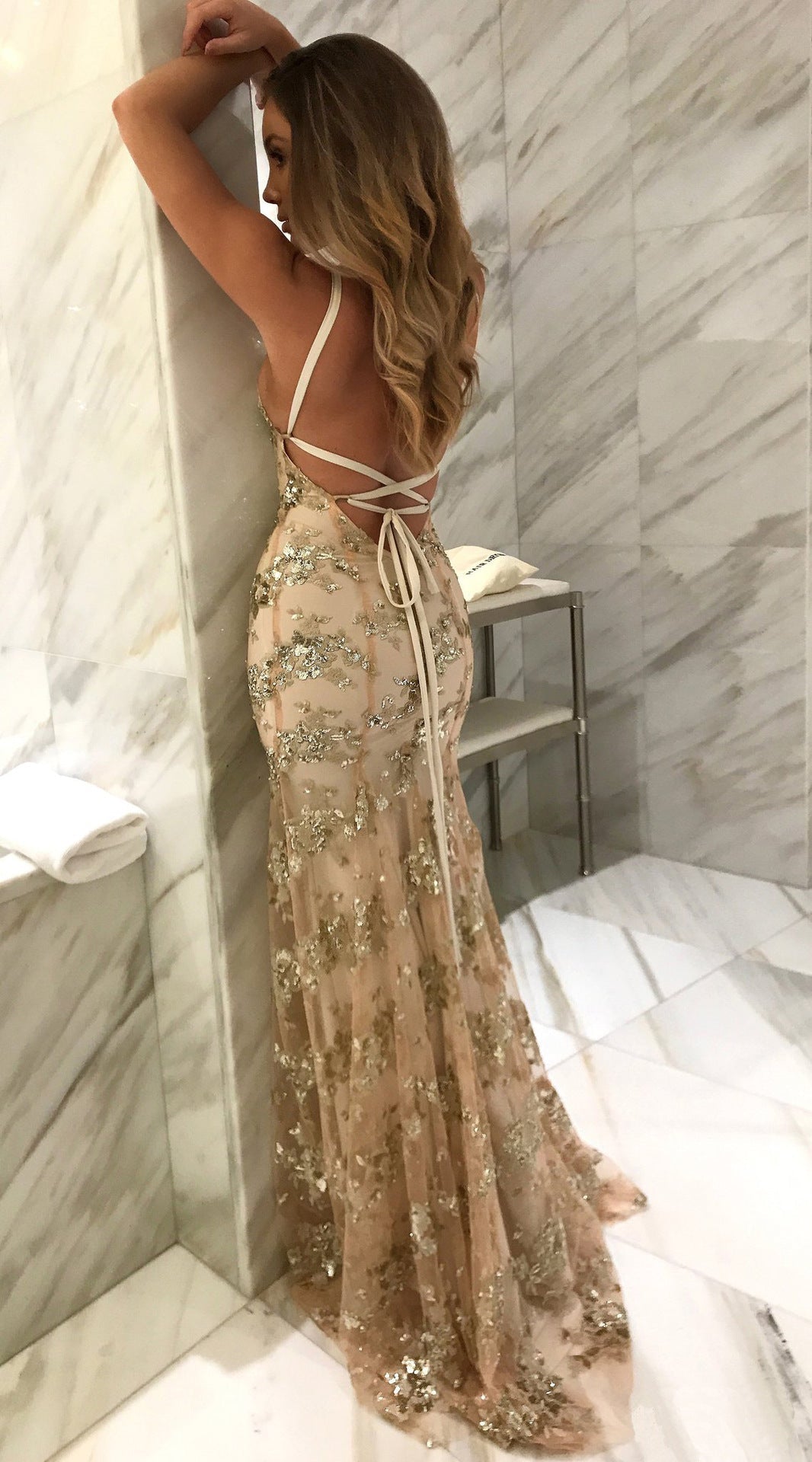 Damen Abendkleid Drune