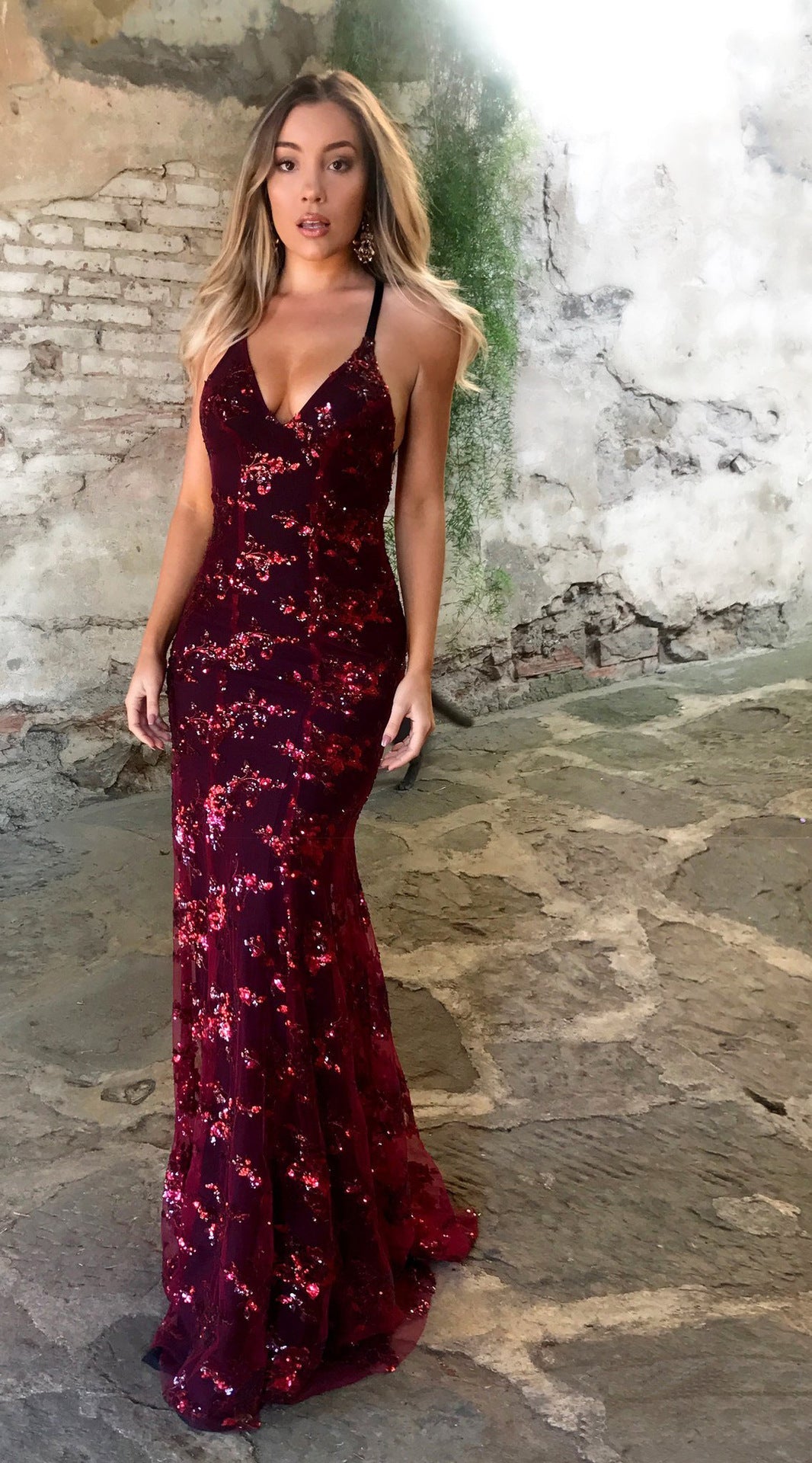 Damen Abendkleid Drune