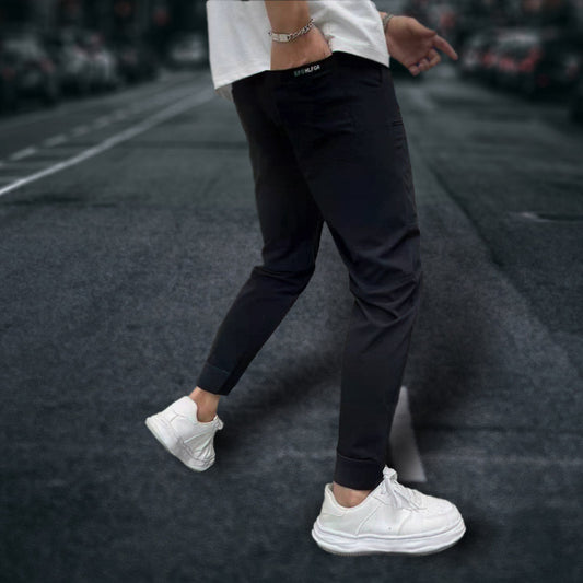 Pantaloni cargo elasticizzati