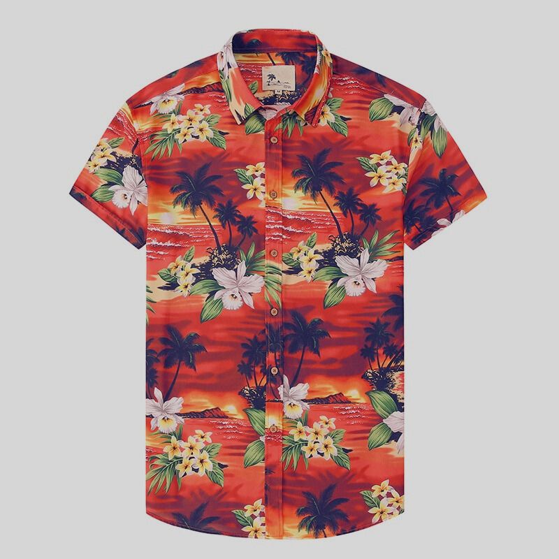 Camicia estiva con bottoni