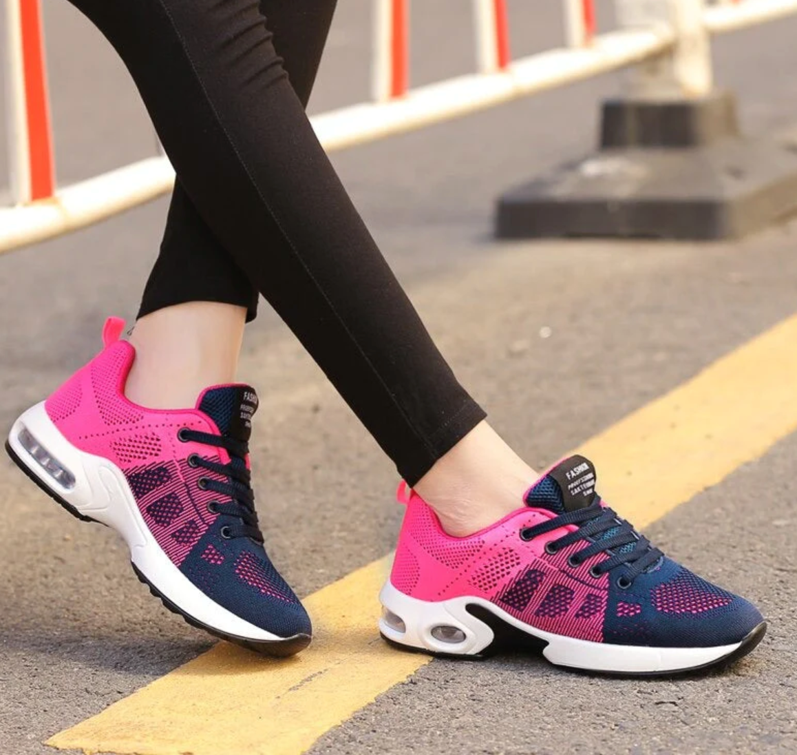 Drune | Orthopädische Leichte, Atmungsaktive Sport Sneaker Für Damen Sportlicher Lässig Running Schuh Mit Air Cushion Sohle