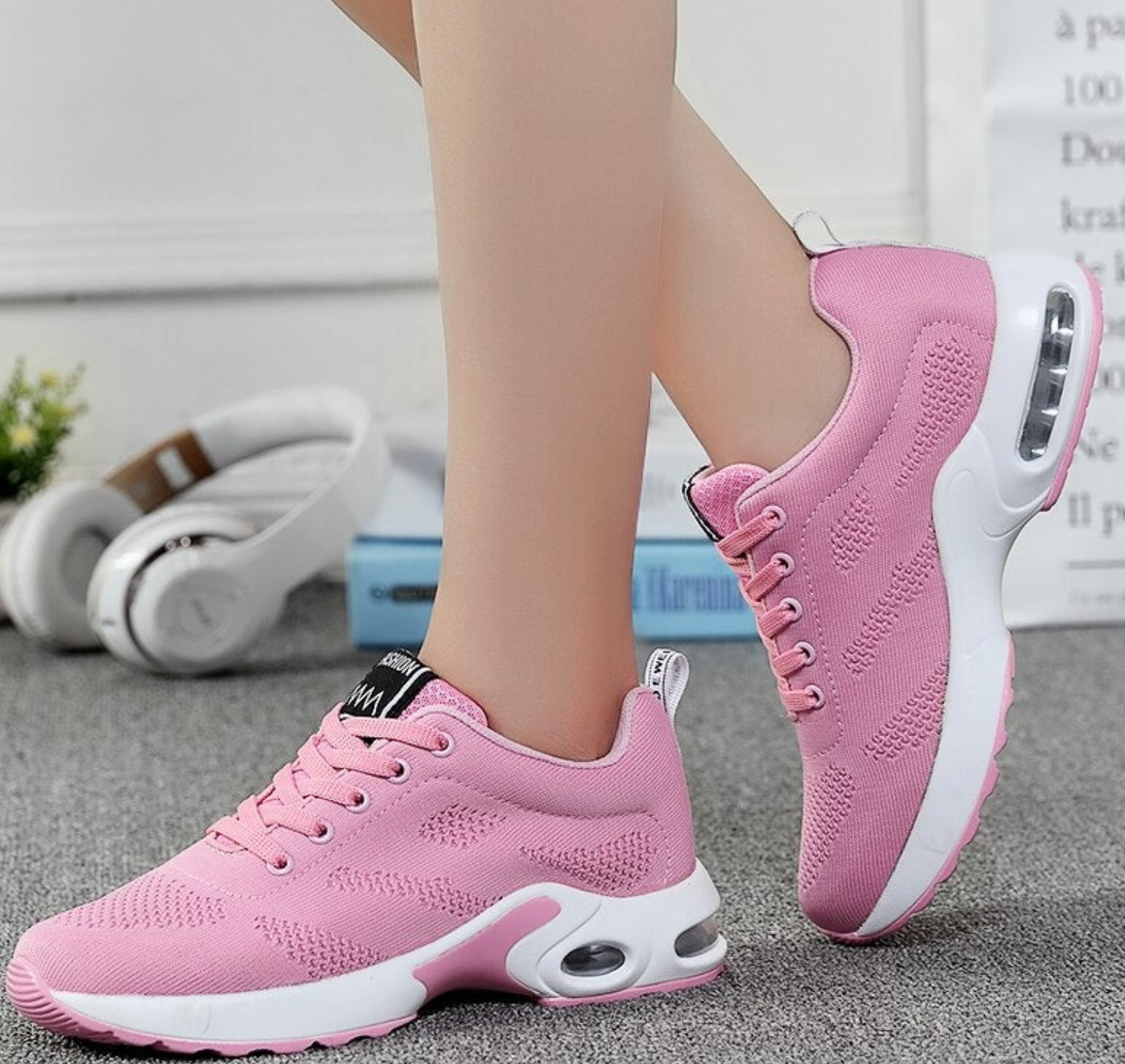 Drune | Orthopädische Leichte, Atmungsaktive Sport Sneaker Für Damen Sportlicher Lässig Running Schuh Mit Air Cushion Sohle