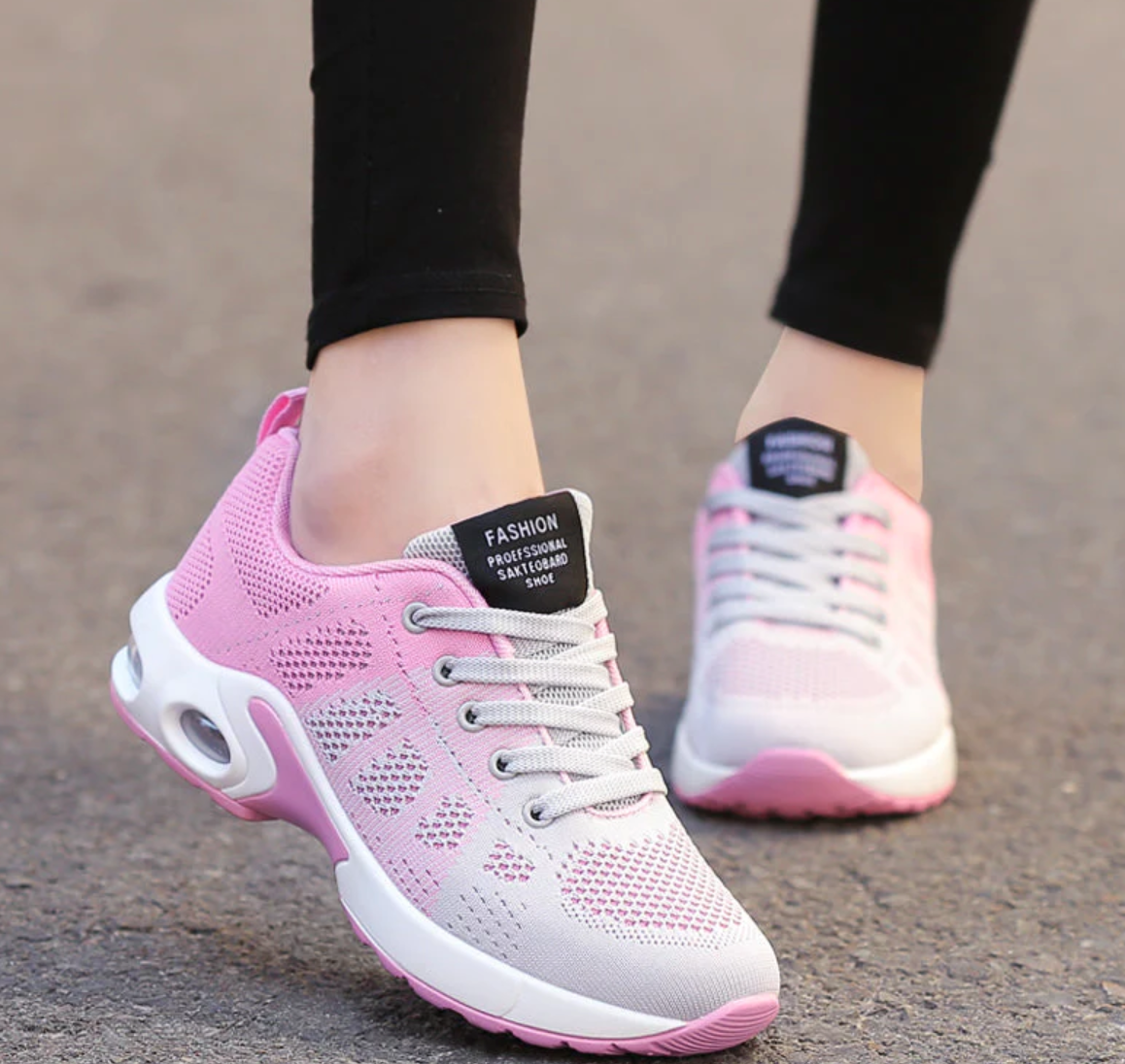 Drune | Orthopädische Leichte, Atmungsaktive Sport Sneaker Für Damen Sportlicher Lässig Running Schuh Mit Air Cushion Sohle