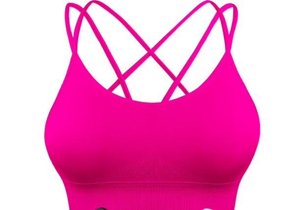 Drune | 3er Pack Damen Sport Bh Gepolstert Crisscross Yoga Bh Nahtlos Mittel Impact Fitness Activewear