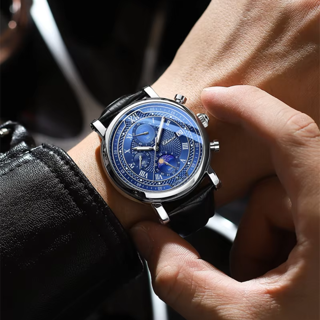 Drune | Herren Armbanduhr Mit Lederarmband