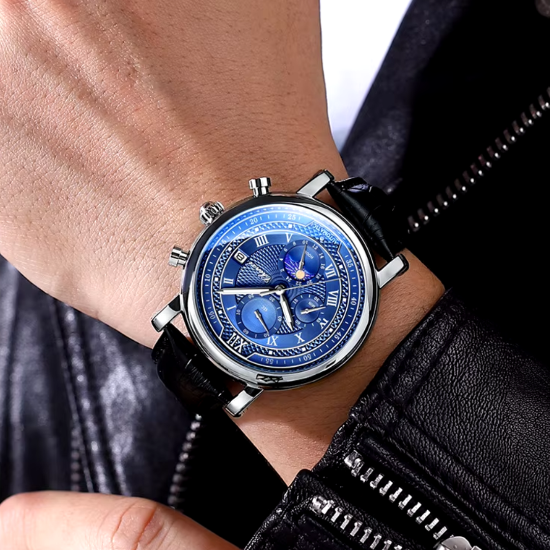 Drune | Herren Armbanduhr Mit Lederarmband