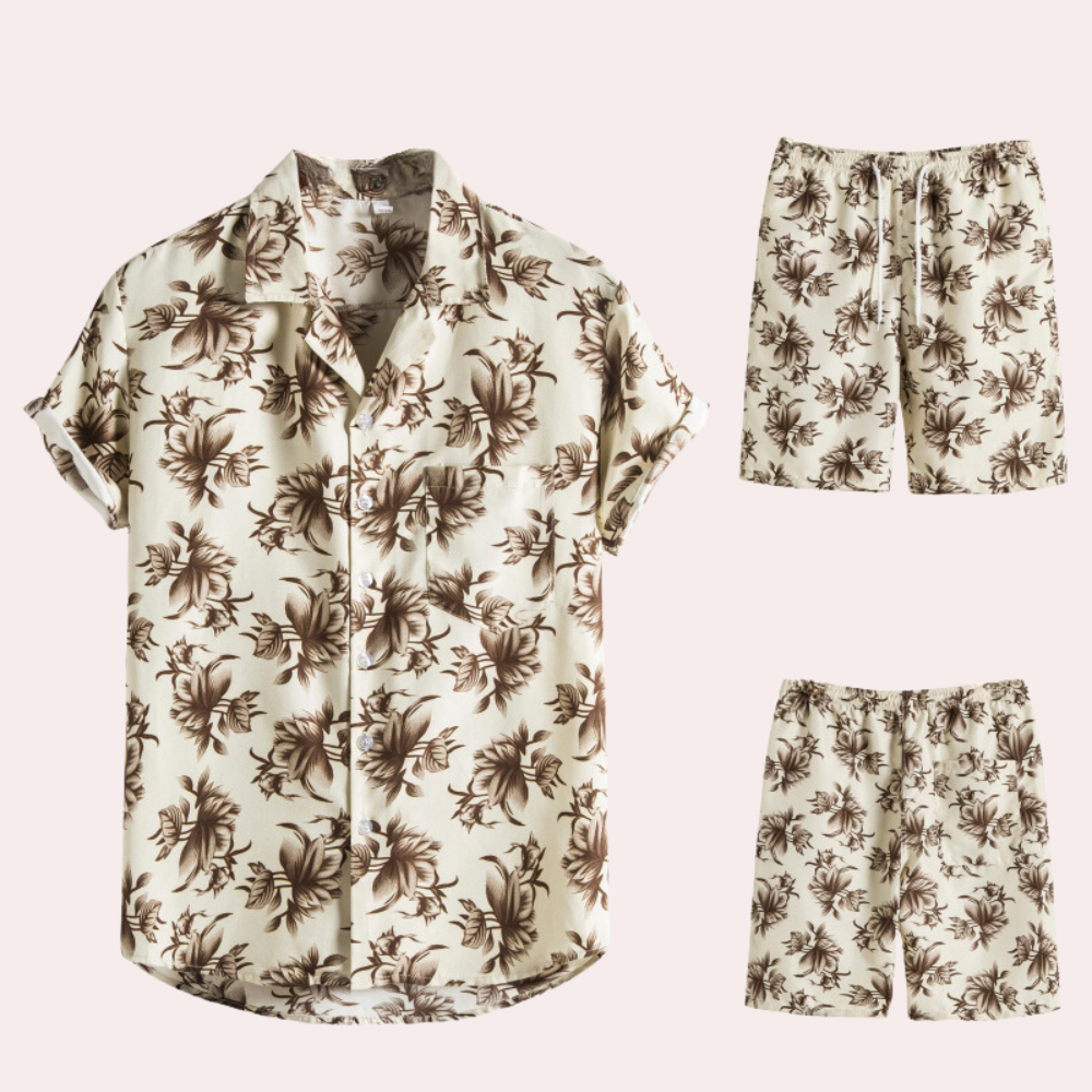 Drune | Herren Hawaii Zweiteiler