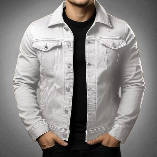 Giacca di jeans moderna da uomo