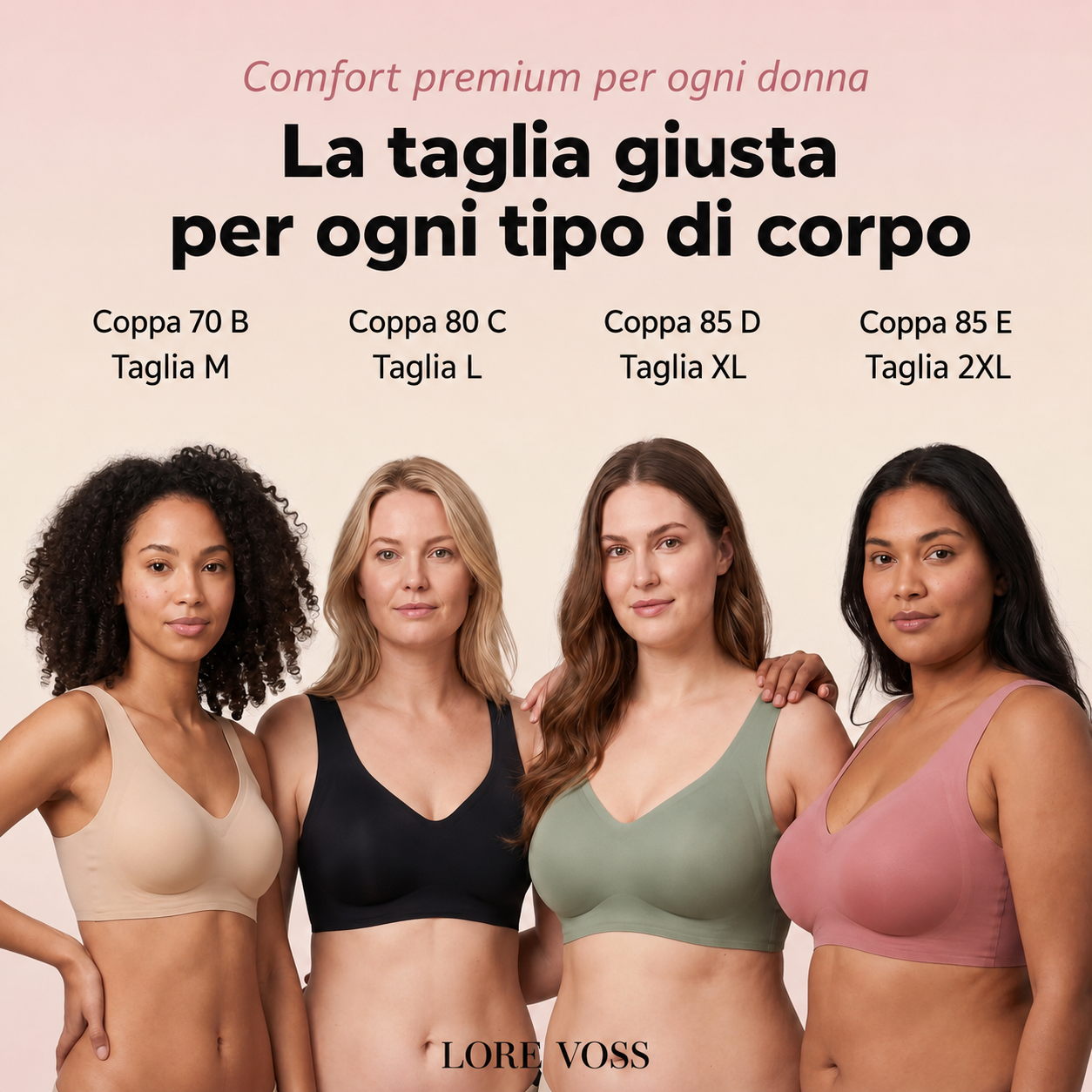 LORE VOSS - Reggiseno senza cuciture