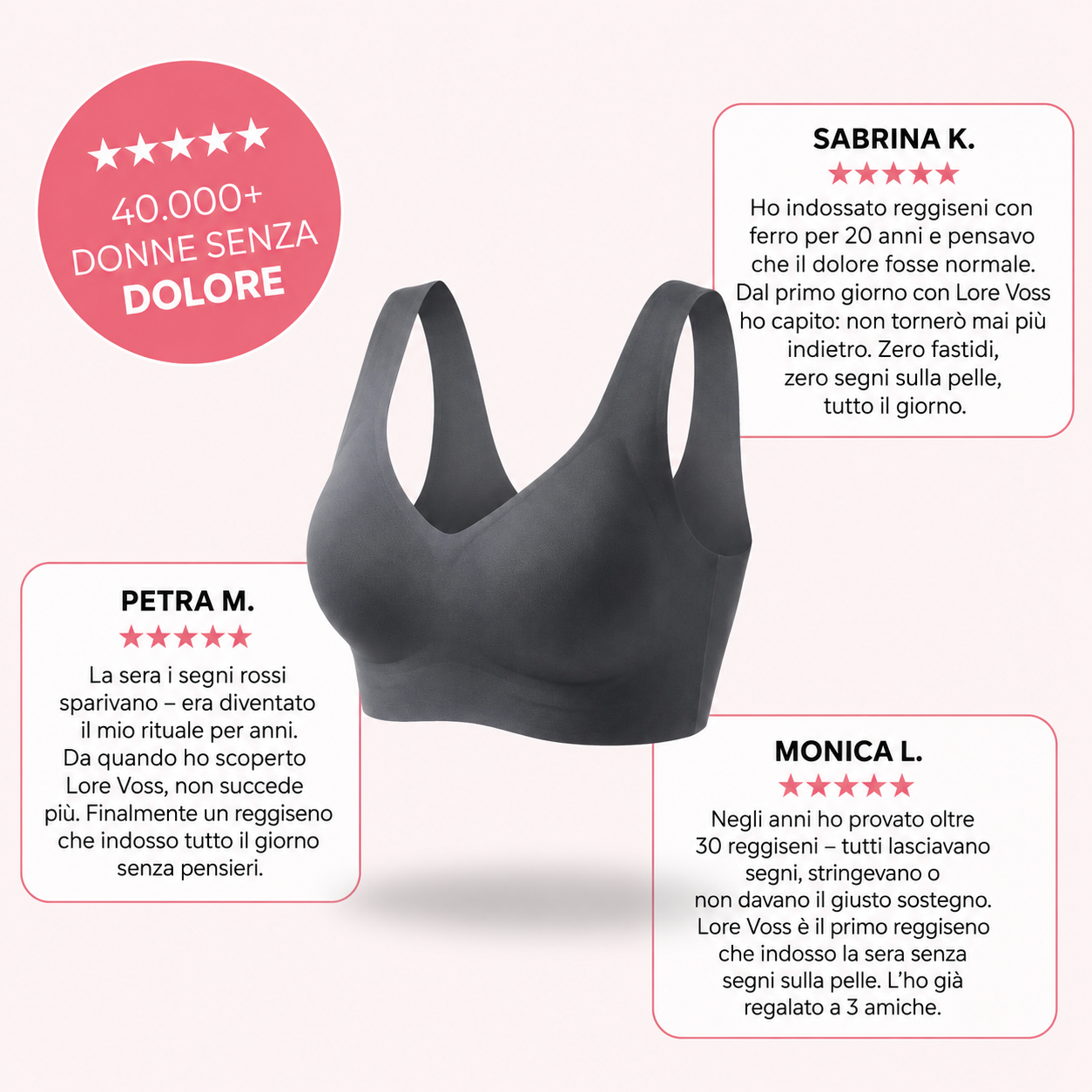 LORE VOSS - Reggiseno senza cuciture