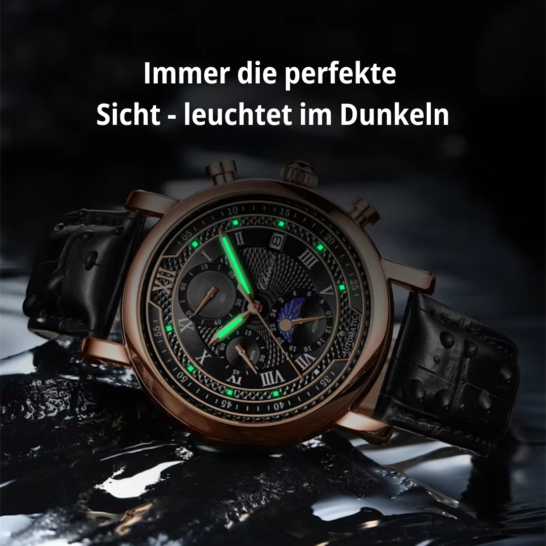 Drune | Herren Armbanduhr Mit Lederarmband