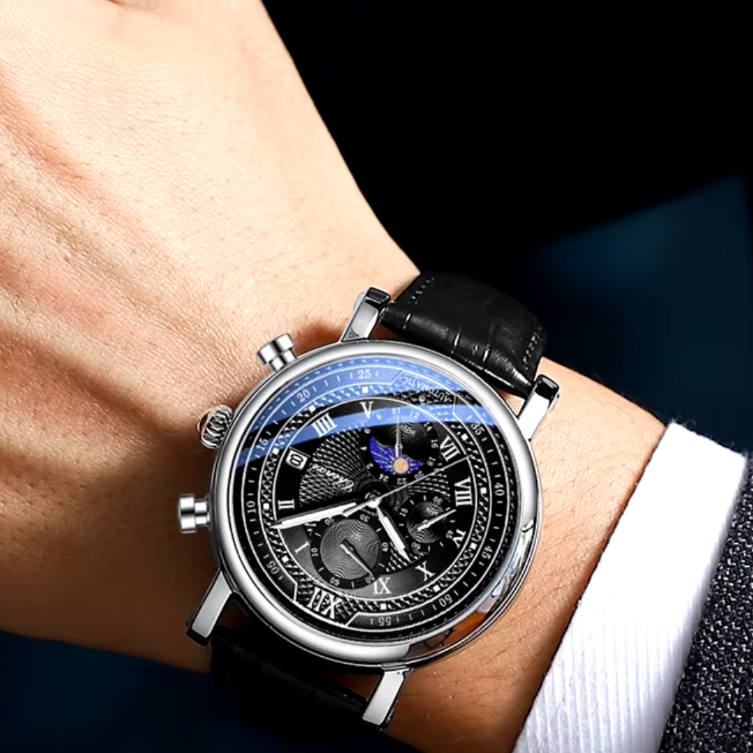 Drune | Herren Armbanduhr Mit Lederarmband